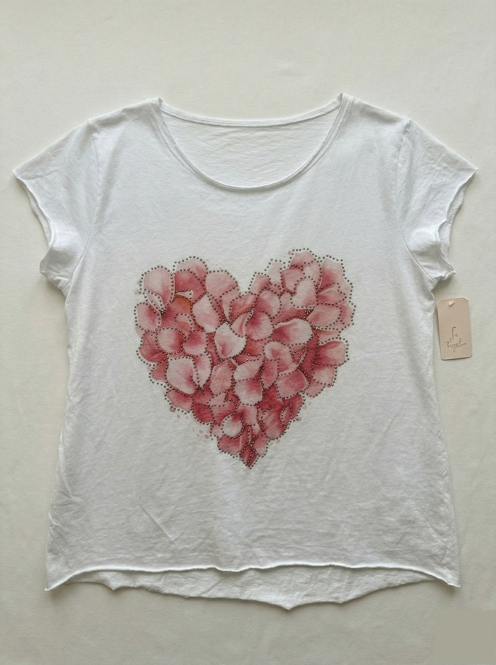 MYWHPW White Heart of Petals T-shirt White