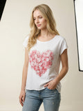 MYWHPW White Heart of Petals T-shirt White