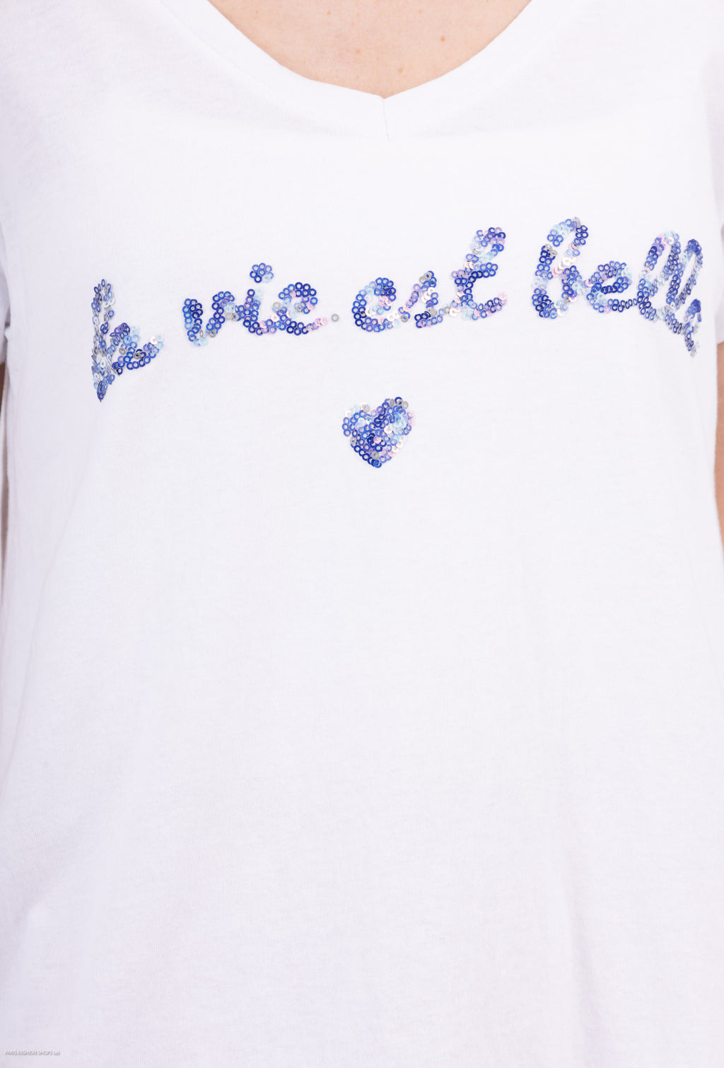 MYGEBLV Glottum embroidered t-shirt is beautiful Lavender