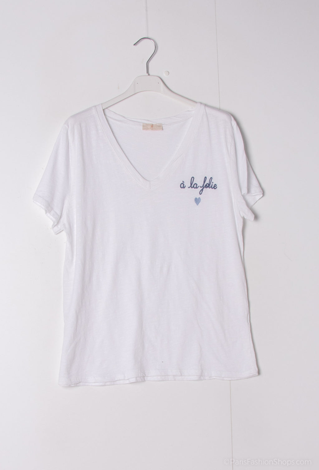 MYHEMJN Heart embroidered t-shirt with madness Jeans