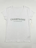 MYCPSL "Champagne Please" T-shirt Silver
