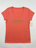 MYCPCR "Champagne Please" T-shirt Coral