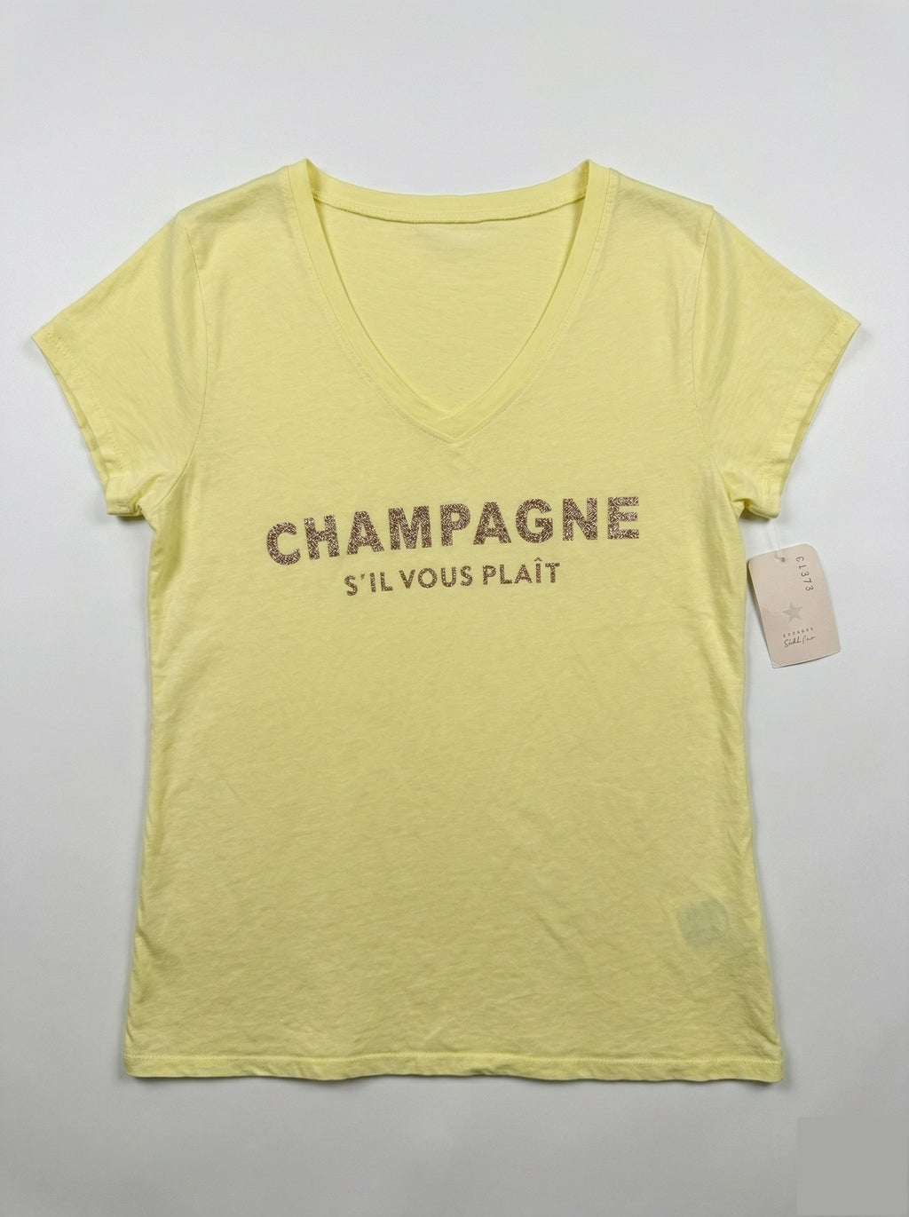 MYCPY "Champagne Please" T-shirt Yellow