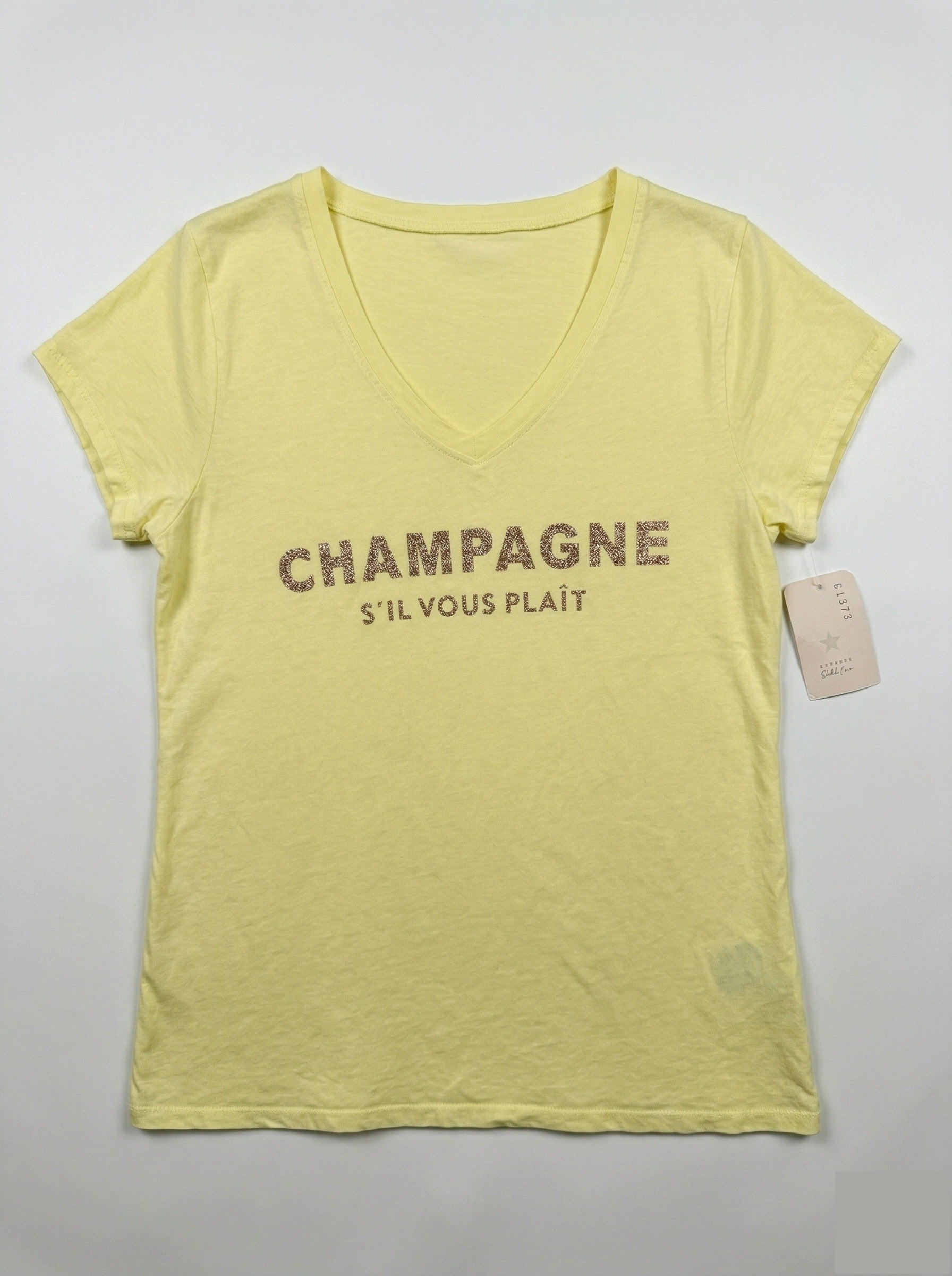 MYCPY "Champagne Please" T-shirt Yellow