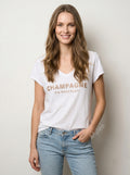 MYCPGD "Champagne Please" T-shirt Gold