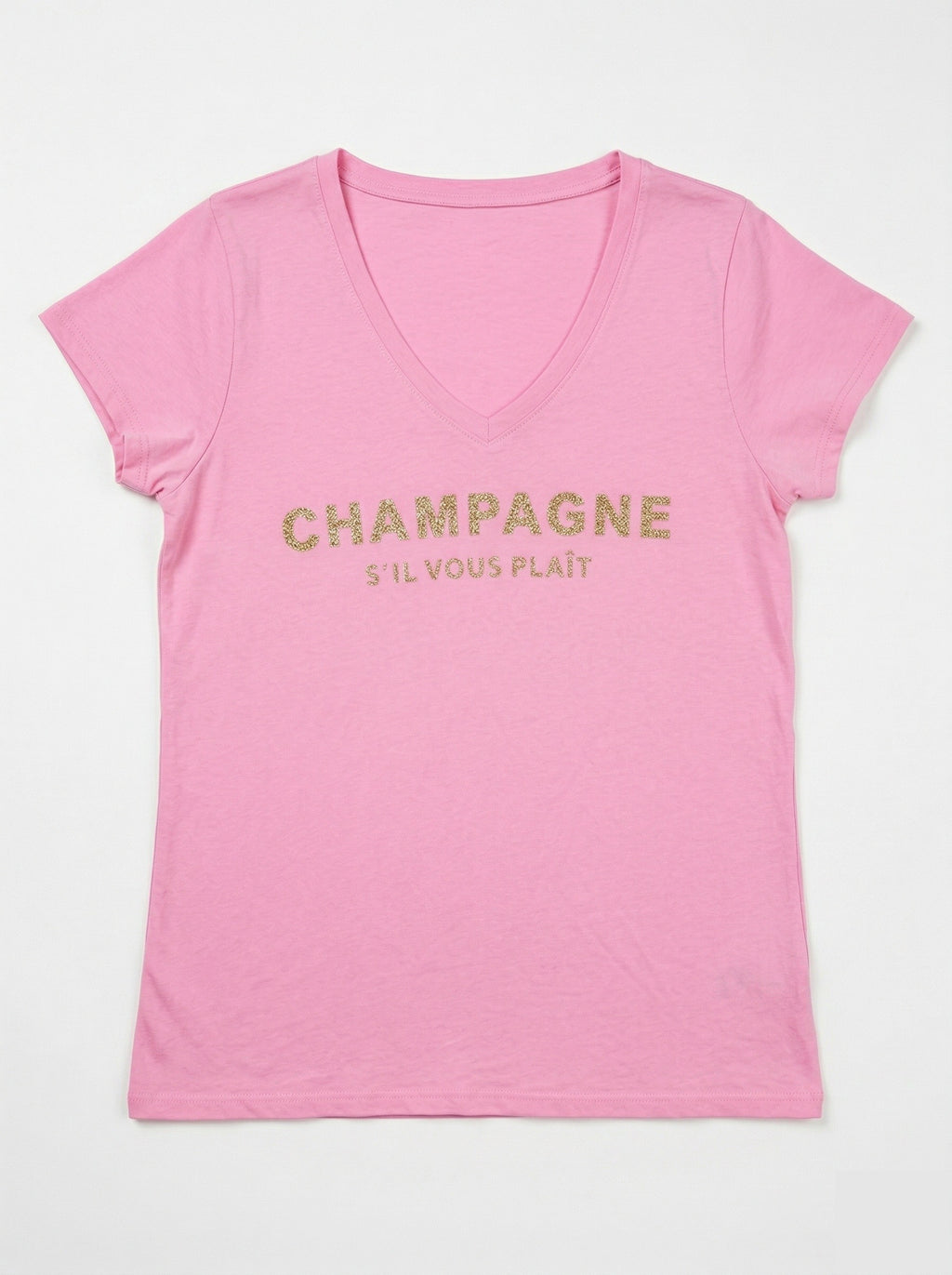 MYCPPK "Champagne Please" T-shirt Pink