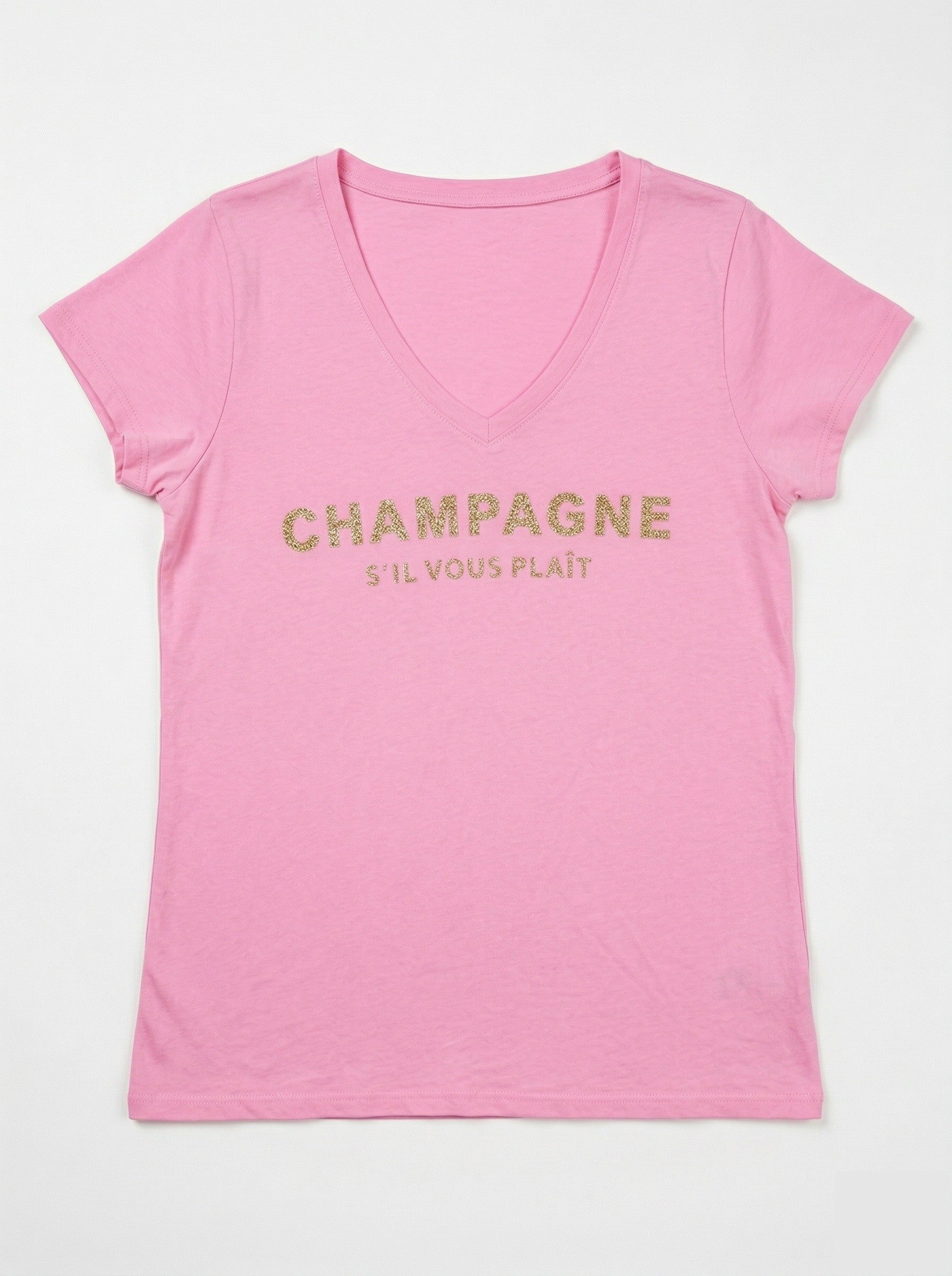MYCPPK "Champagne Please" T-shirt Pink