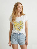 MYLHW Lemon Heart T-shirt White