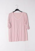 MYCVNU Gingham Collar t-shirt Nude