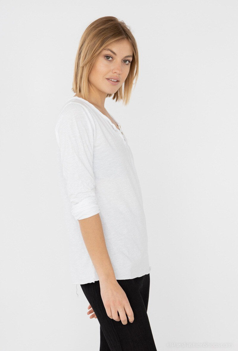 MYMLW T-Shirt 3/4 Sleeve White