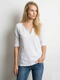 MYMLW T-Shirt 3/4 Sleeve White