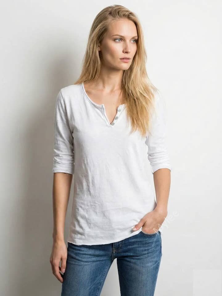 MYMLW T-Shirt 3/4 Sleeve White
