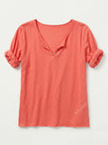 MYMLCR T-Shirt 3/4 Sleeve Coral