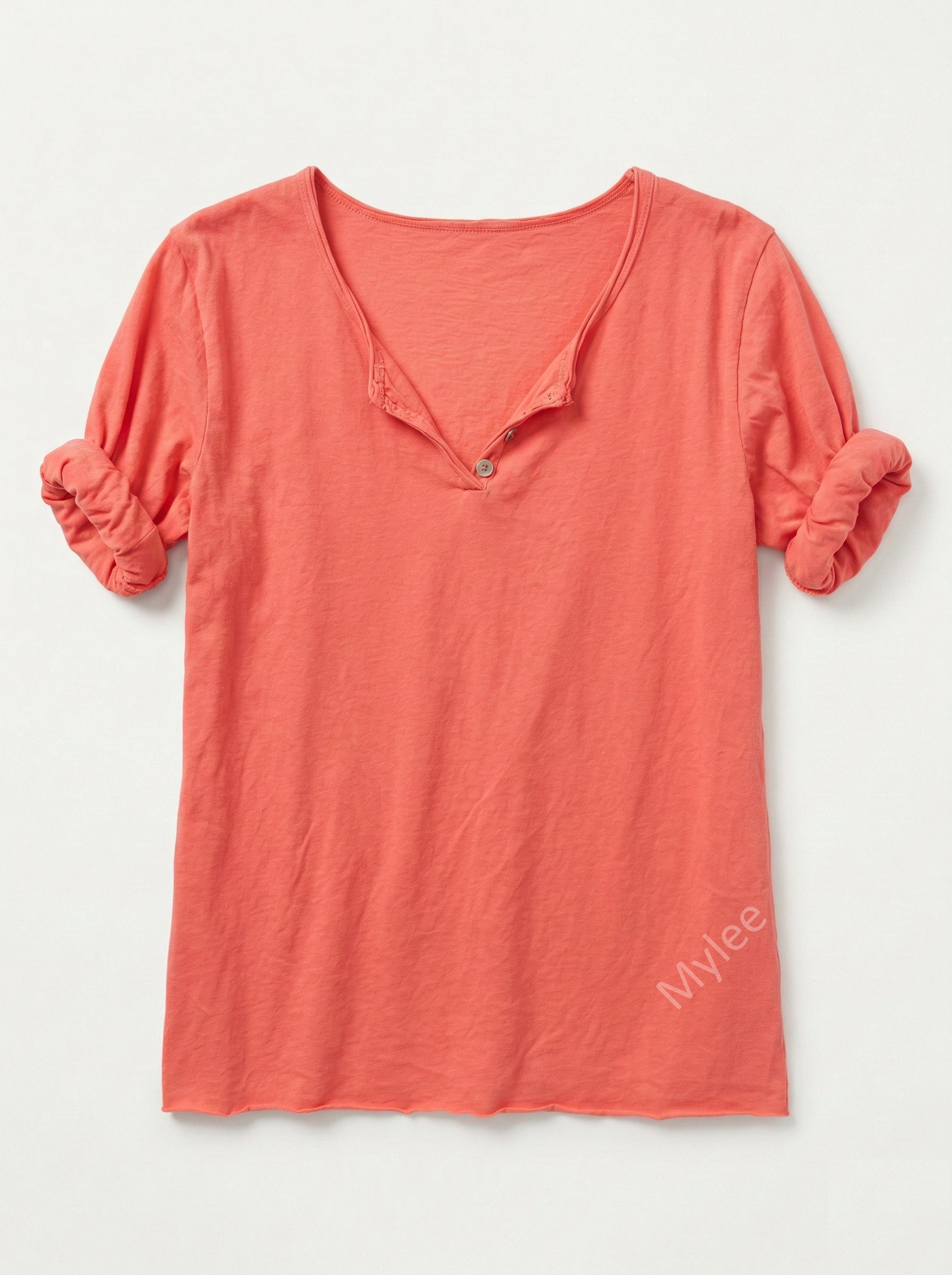 MYMLCR T-Shirt 3/4 Sleeve Coral
