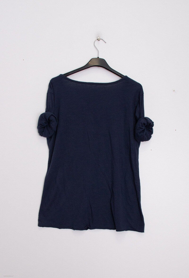 MYMLNV T-Shirt 3/4 Sleeve Navy