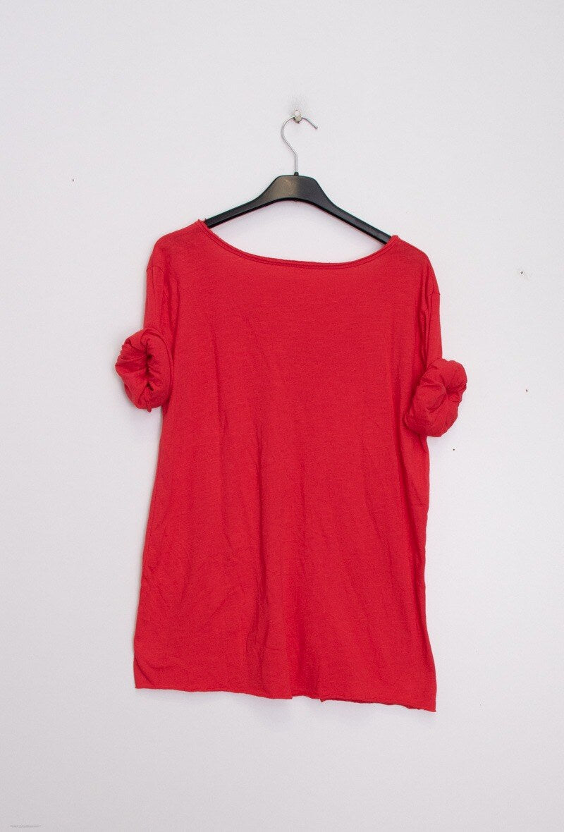 MYMLR T-Shirt 3/4 Sleeve Red