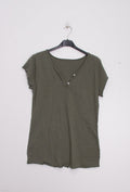 MYCTKK T-shirt Tunisian Collar Kaki