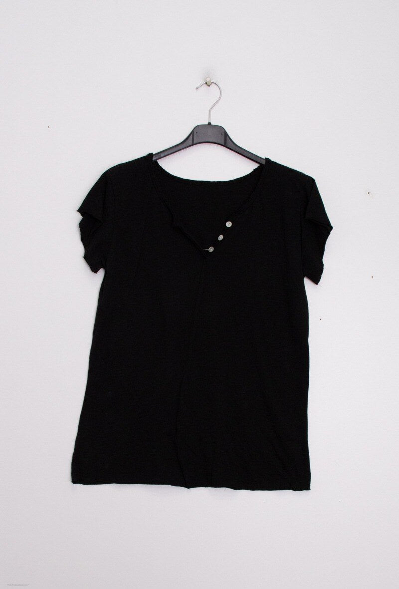 MYCTBK T-shirt Tunisian Collar Black