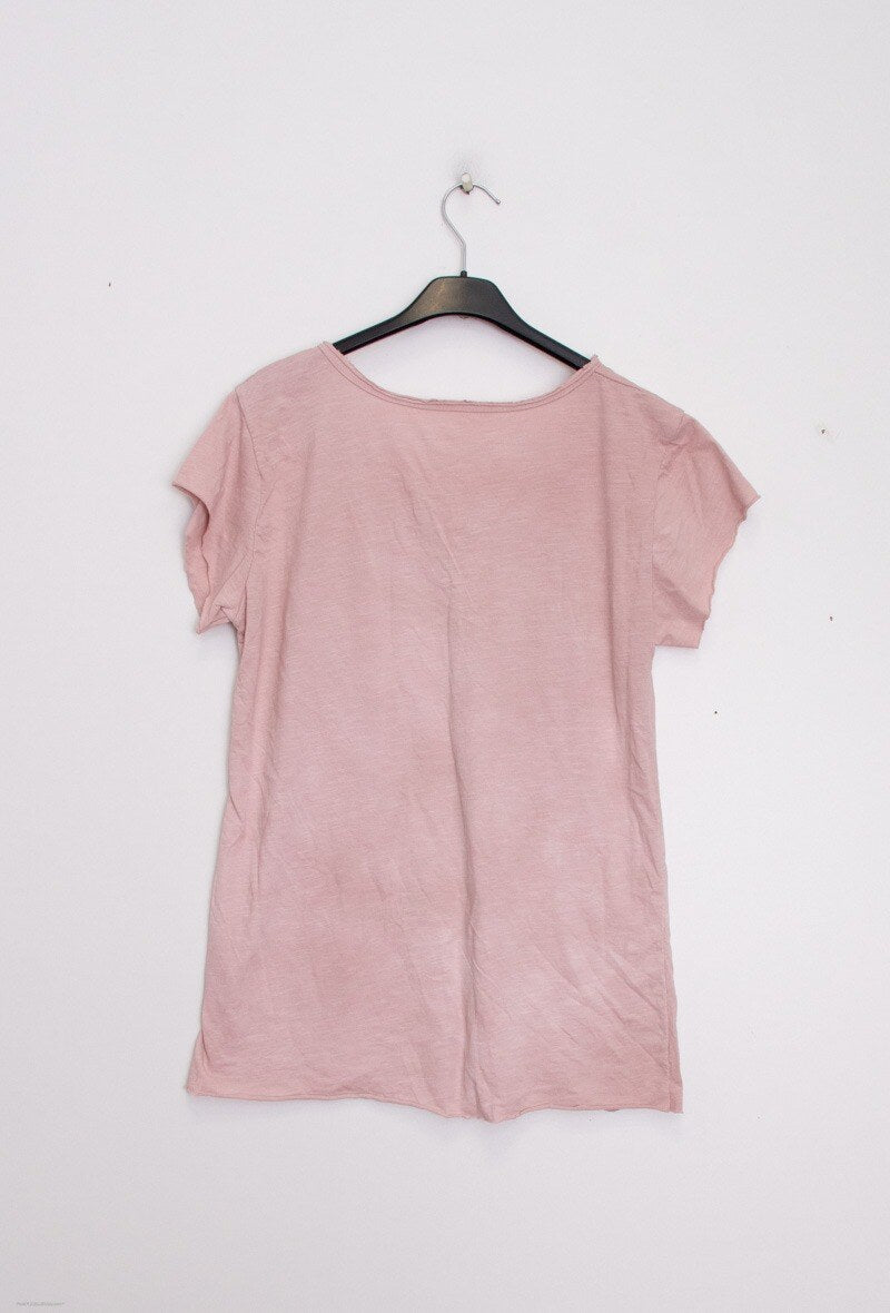 MYCTPK T-shirt Tunisian Collar Pink