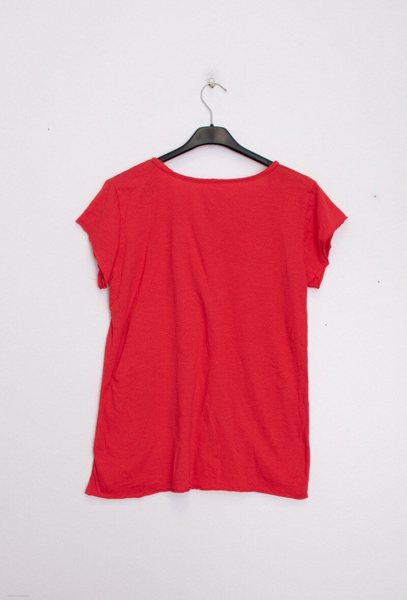 MYCTR T-shirt Tunisian Collar Red