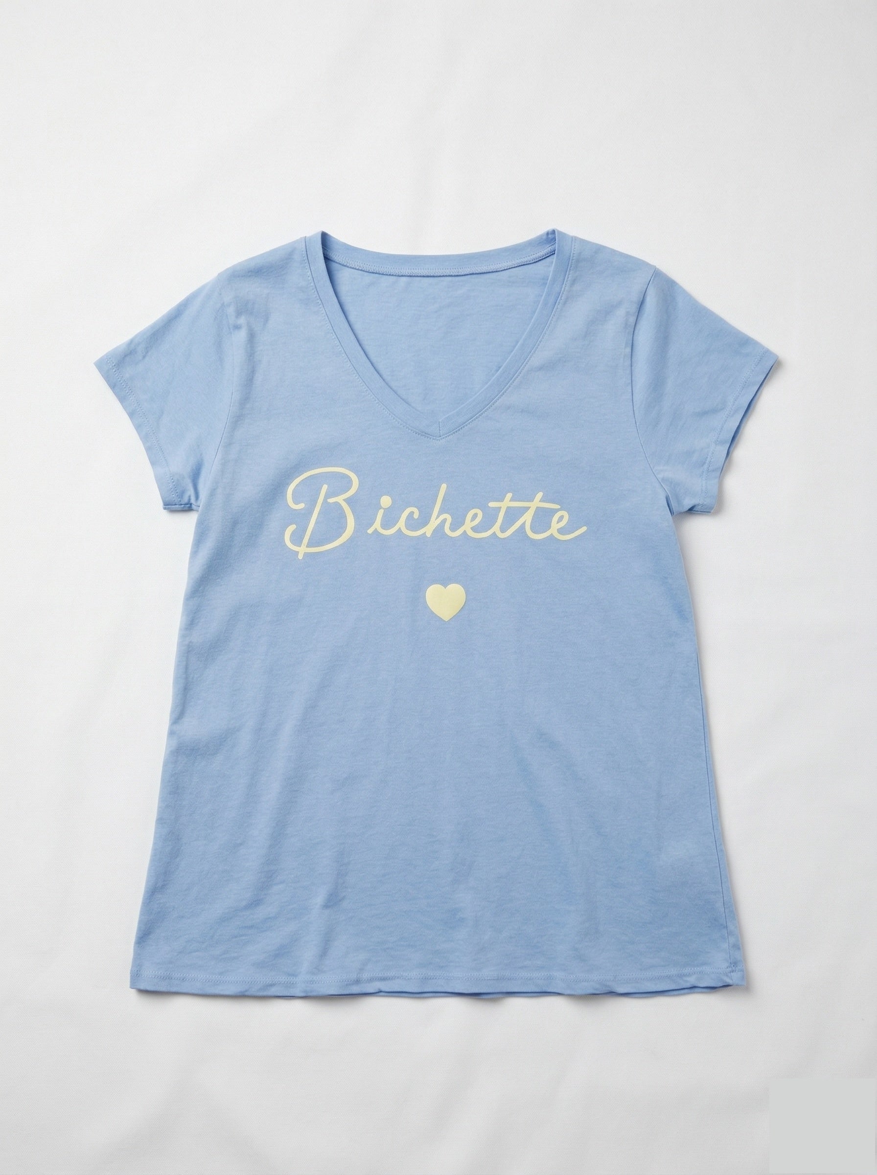 MYVBSB V-Neck T-shirt Darling Sky Blue
