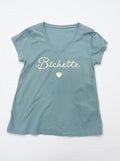 MYVBAM V-Neck T-shirt Darling Aqua Marine
