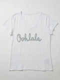MYVOLBL V-Neck T-shirt Oohlala Liberty Blue