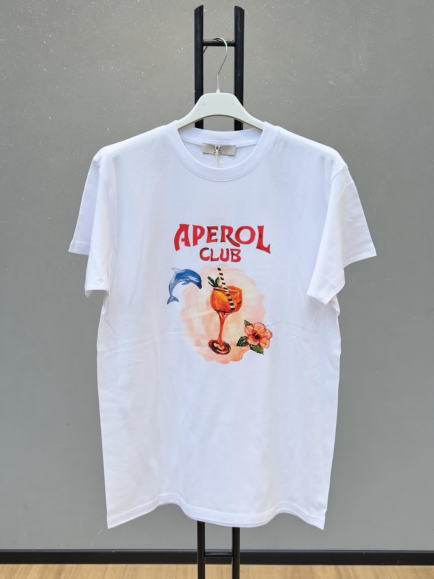 VLTAPWH Aperol Print T-Shirt White