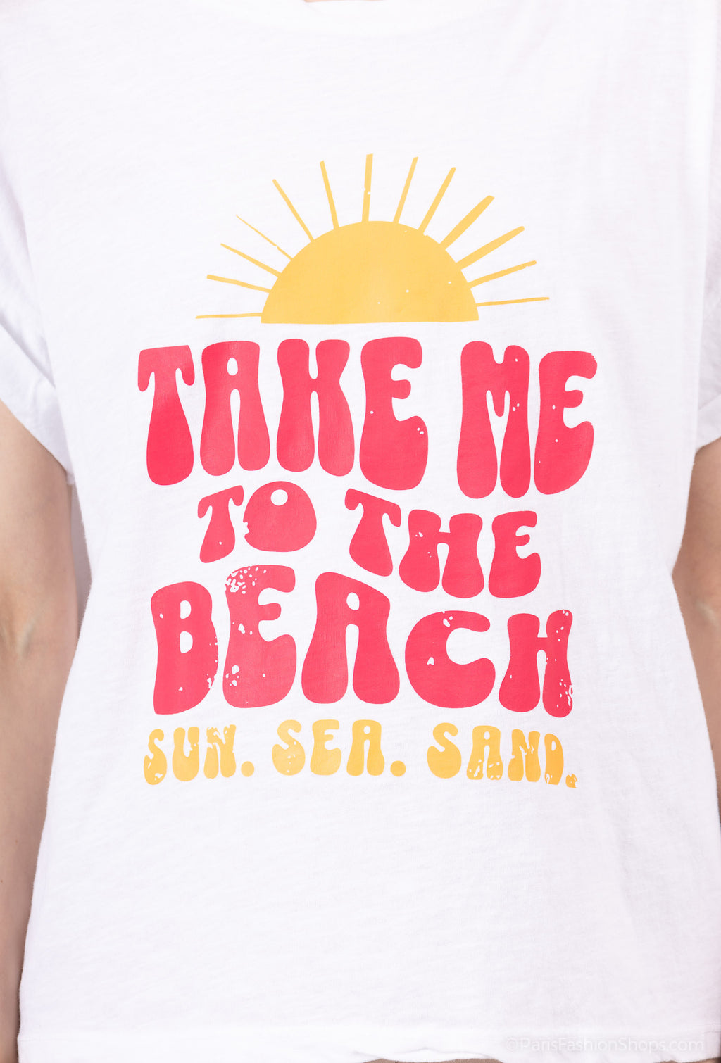 MYCPITW Cotton t-shirt printed in Take Me White