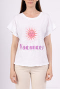 MYPCW Printed cotton t-shirt White