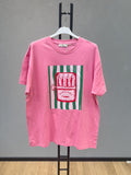 VLTSAPK Sardine Print T-Shirt Pink