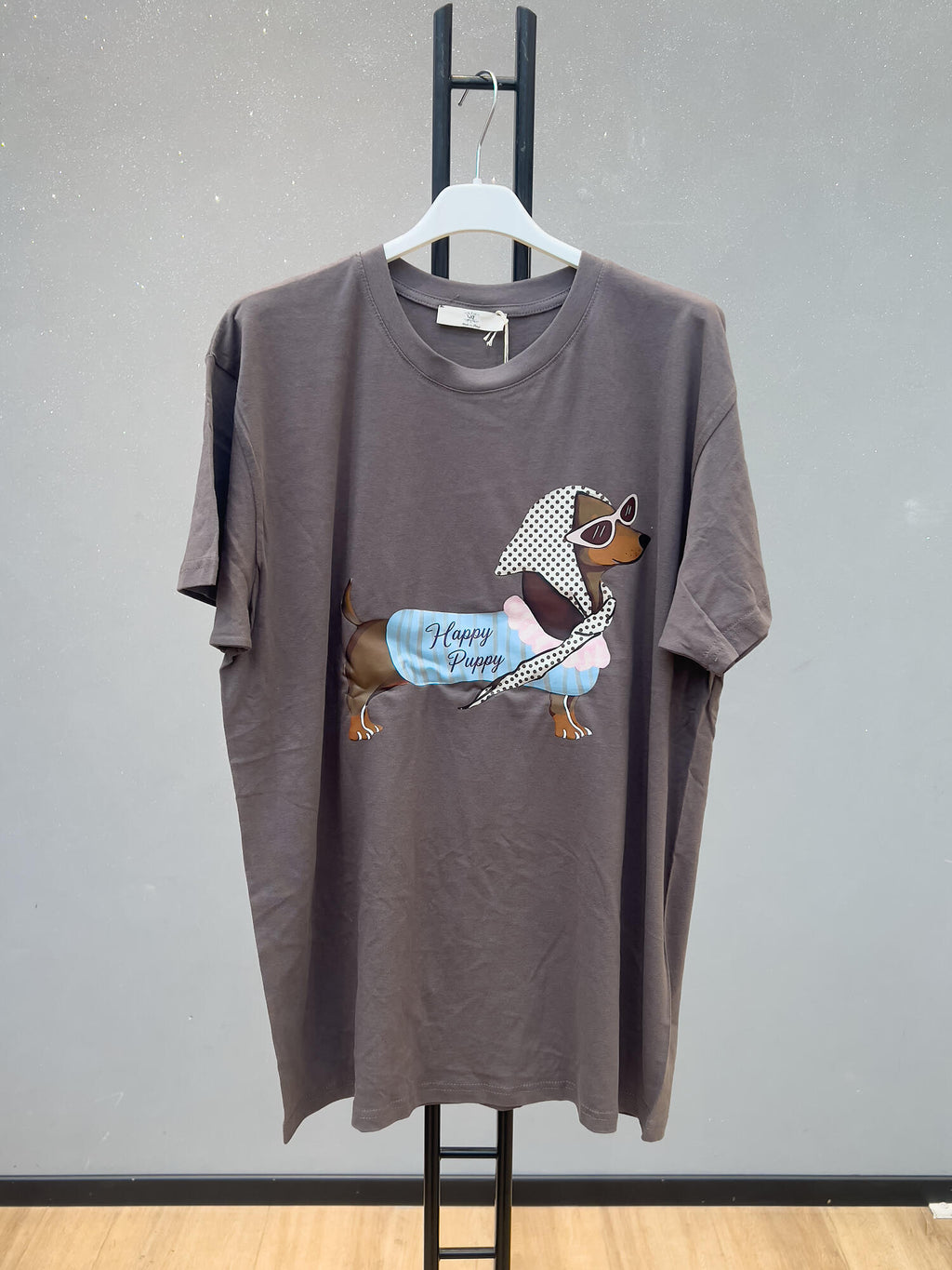 VLTPPTN Trendy Puppy T-Shirt Tan