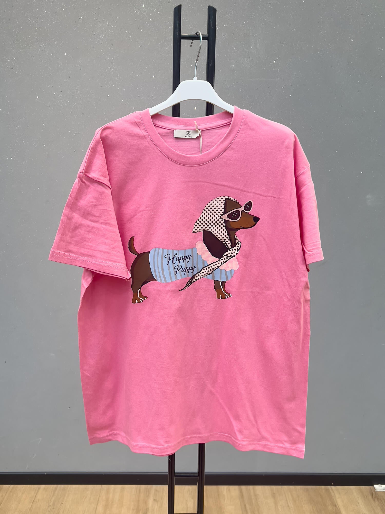 VLTPPPK Trendy Puppy T-Shirt Pink