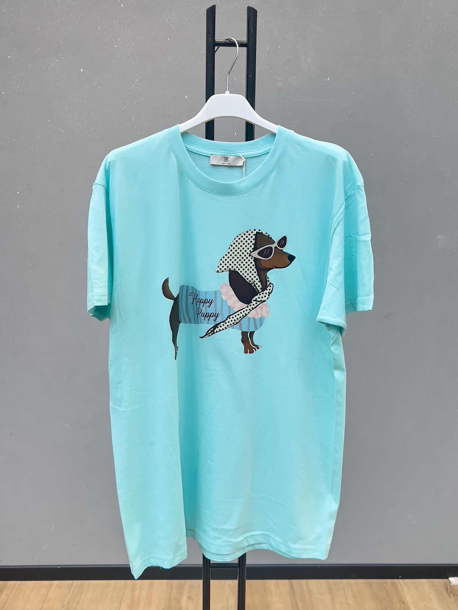 VLTPPAQ Trendy Puppy T-Shirt Aqua
