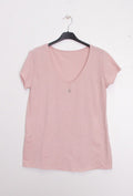 MYEACPK T-shirt Star Collar Pink