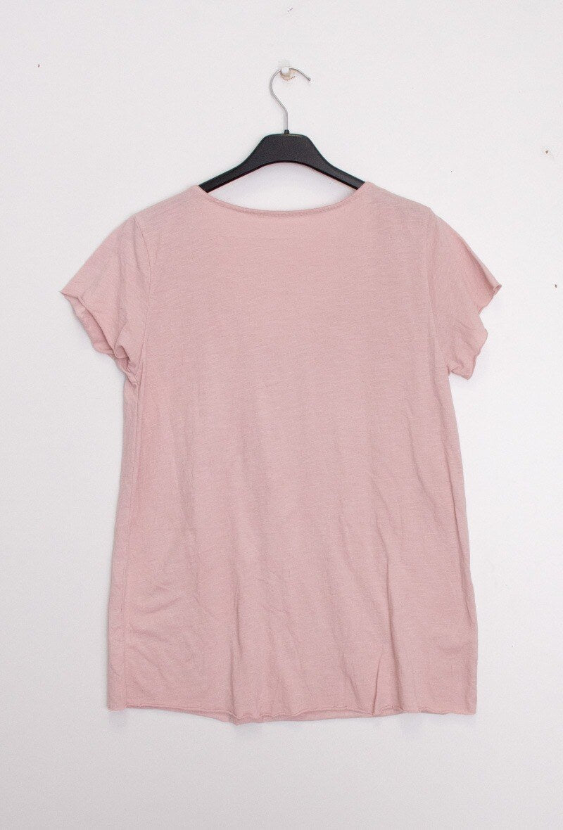 MYEACPK T-shirt Star Collar Pink