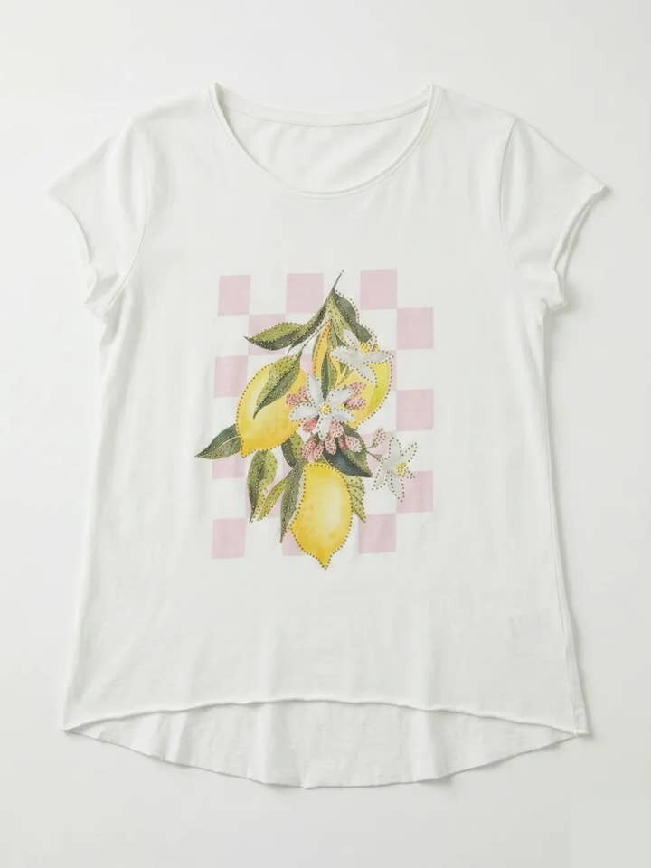 MYLBW Lemon Blossom T-shirt White