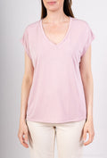 MYFVNU Fluid viscose t-shirt Nude
