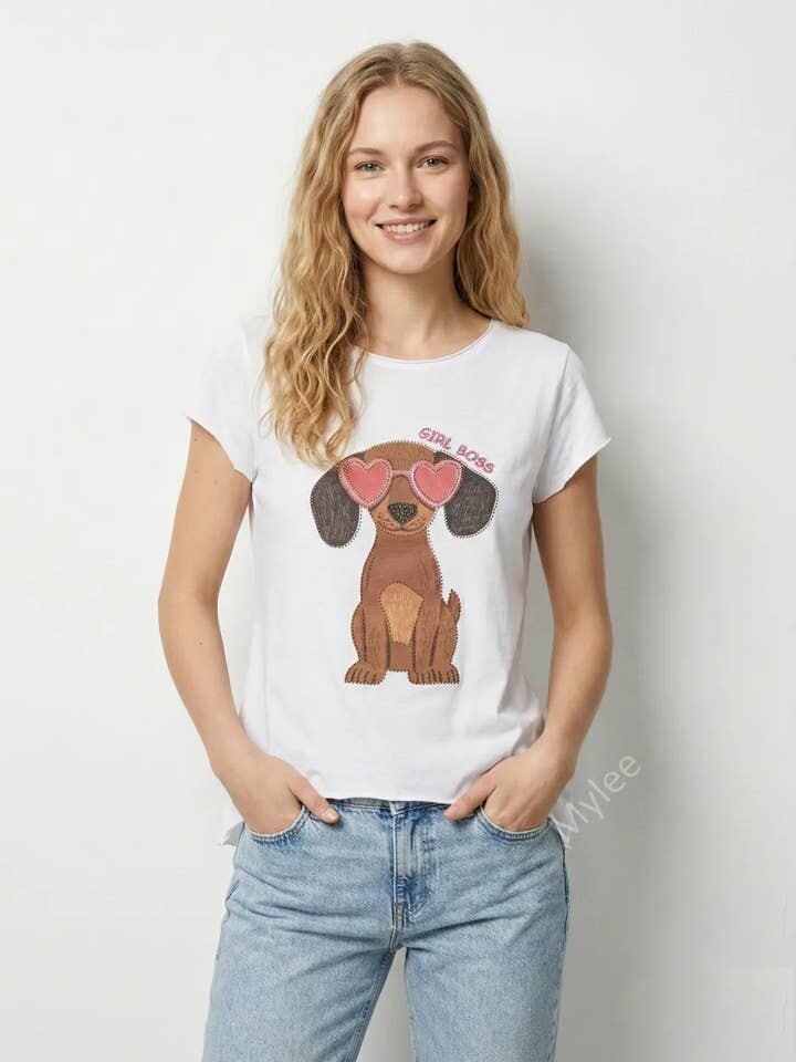 MYGBW Girl Boss T-shirt White