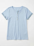 MYLHSB Liberty Henley T-shirt Sky Blue
