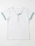 MYLHCE Liberty Henley T-shirt Celadon