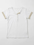 MYLHLY Liberty Henley T-shirt Light Yellow