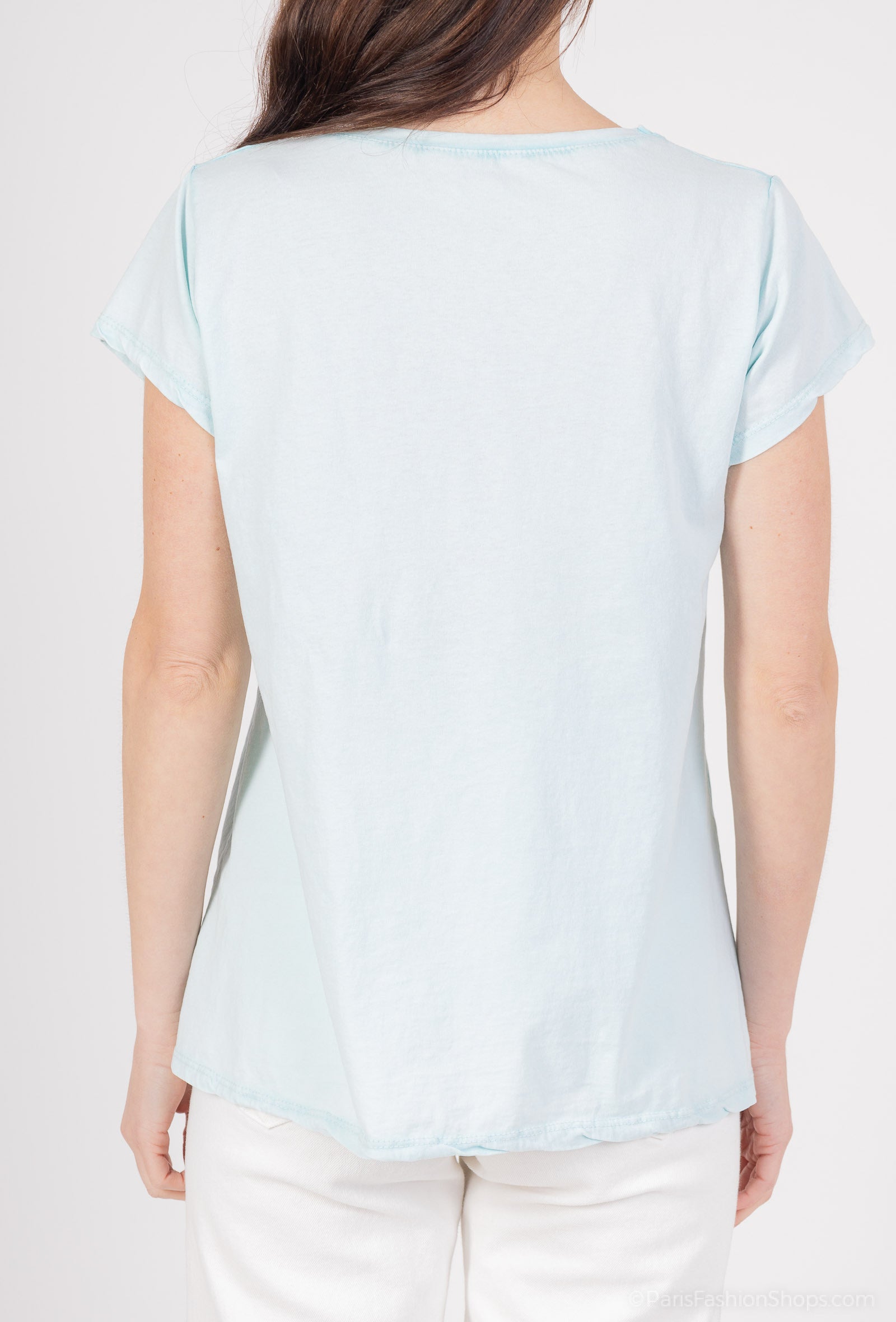 MYRPAM R&R printed t-shirt Aqua Marine