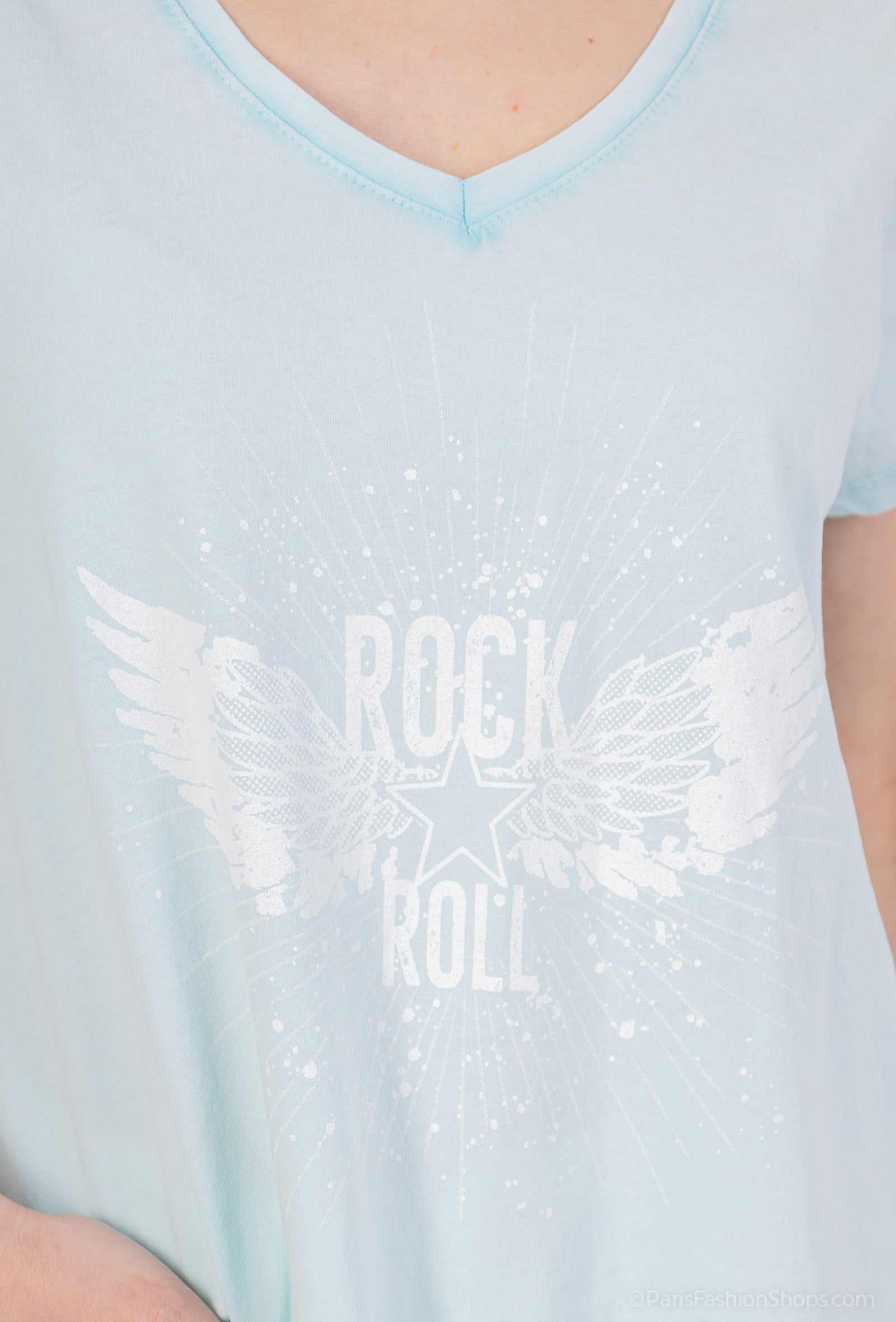 MYRPAM R&R printed t-shirt Aqua Marine
