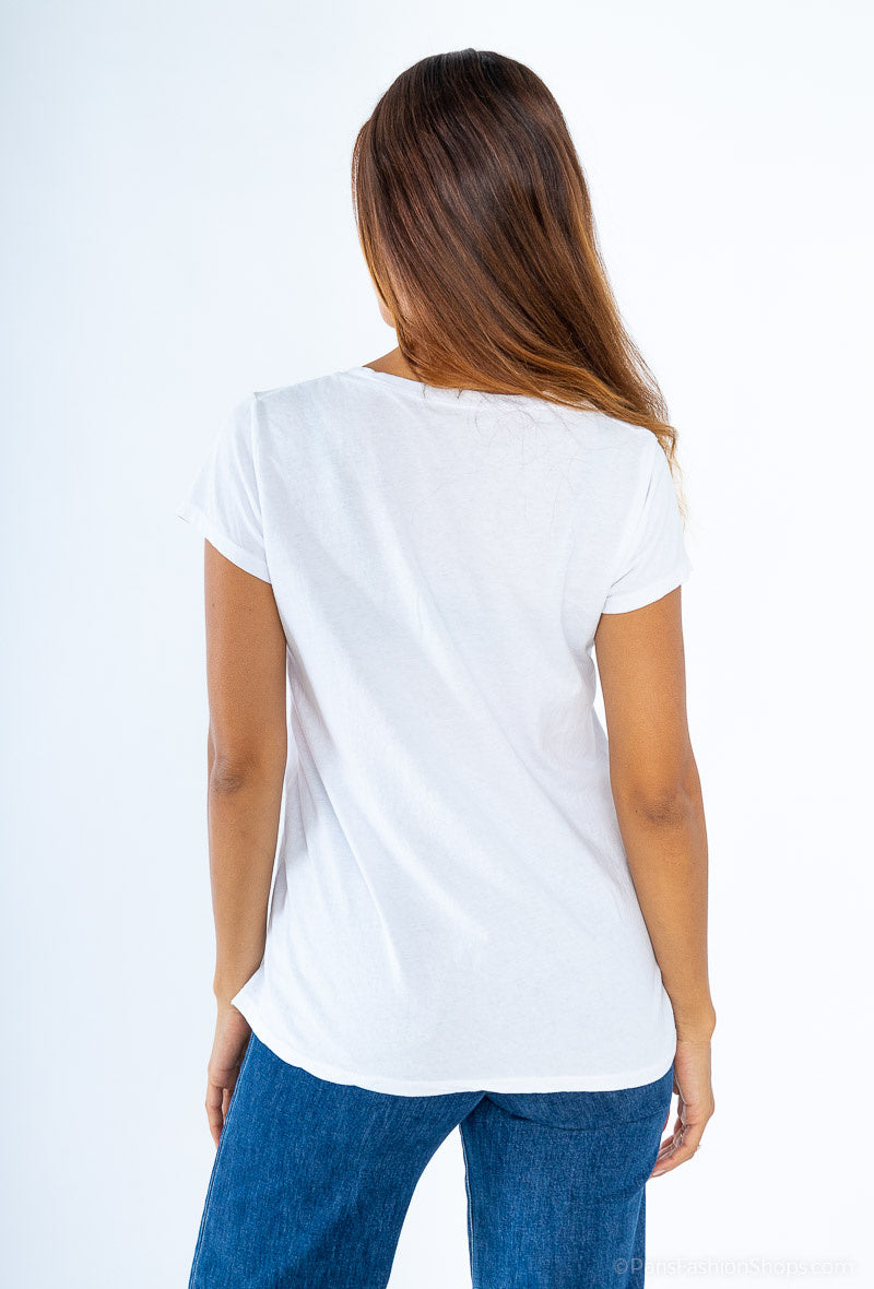 MYHPPW Hello Paris printed t-shirt White