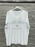 ZOT034WH V-Neck Cotton T-Shirt White