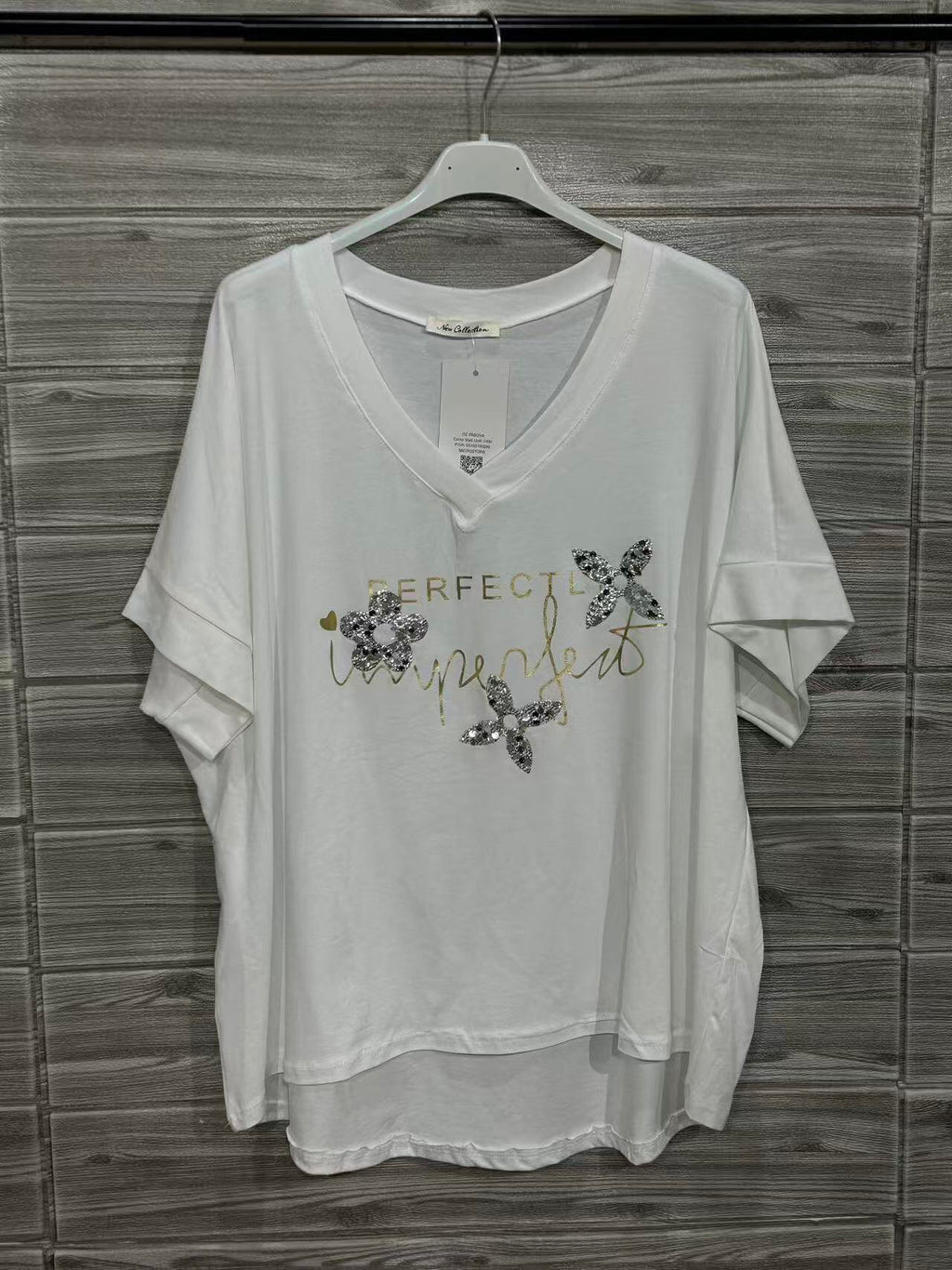 ZOT002WH Olympic Rings Cotton T-Shirt White