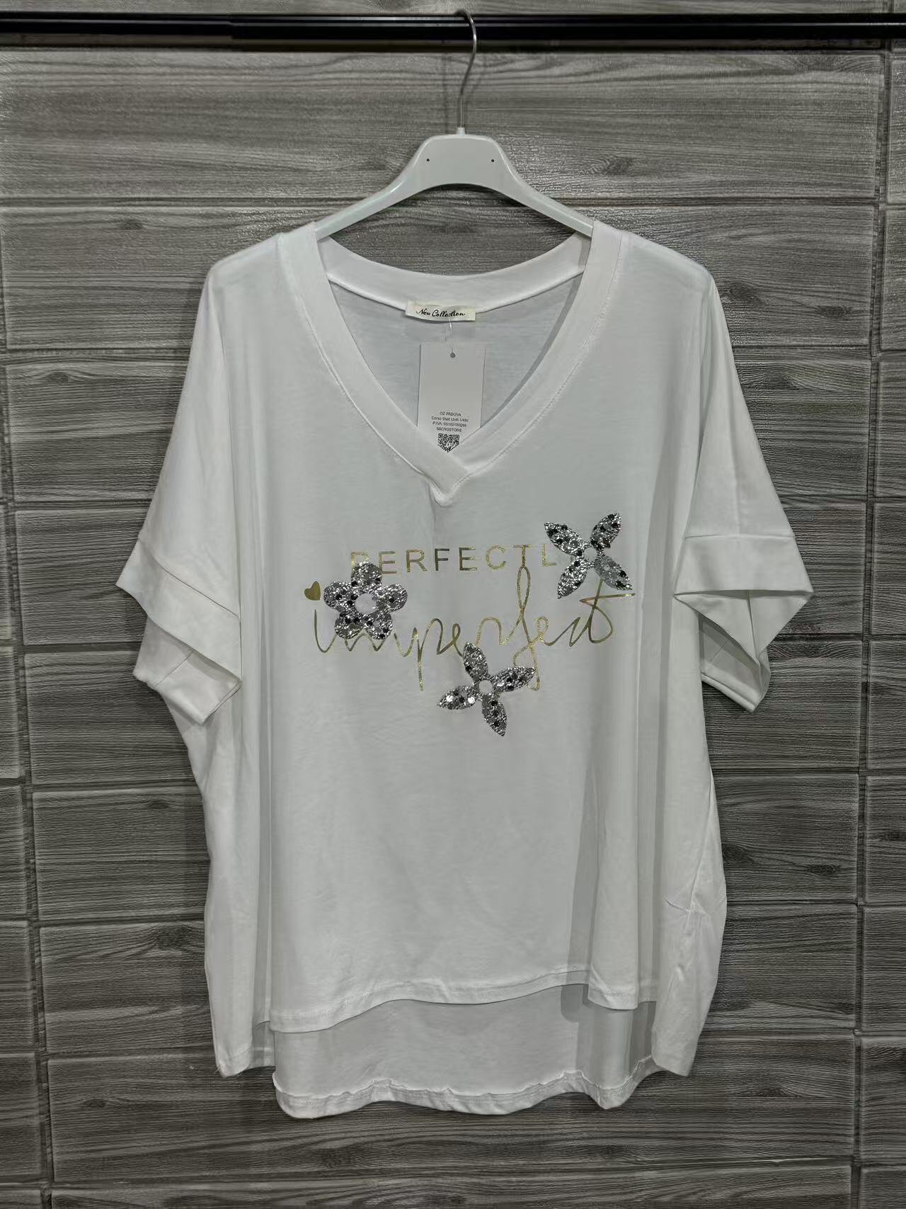 ZOT002WH Olympic Rings Cotton T-Shirt White