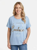 ZOT032SB L'Amour Cotton T-Shirt Sky Blue