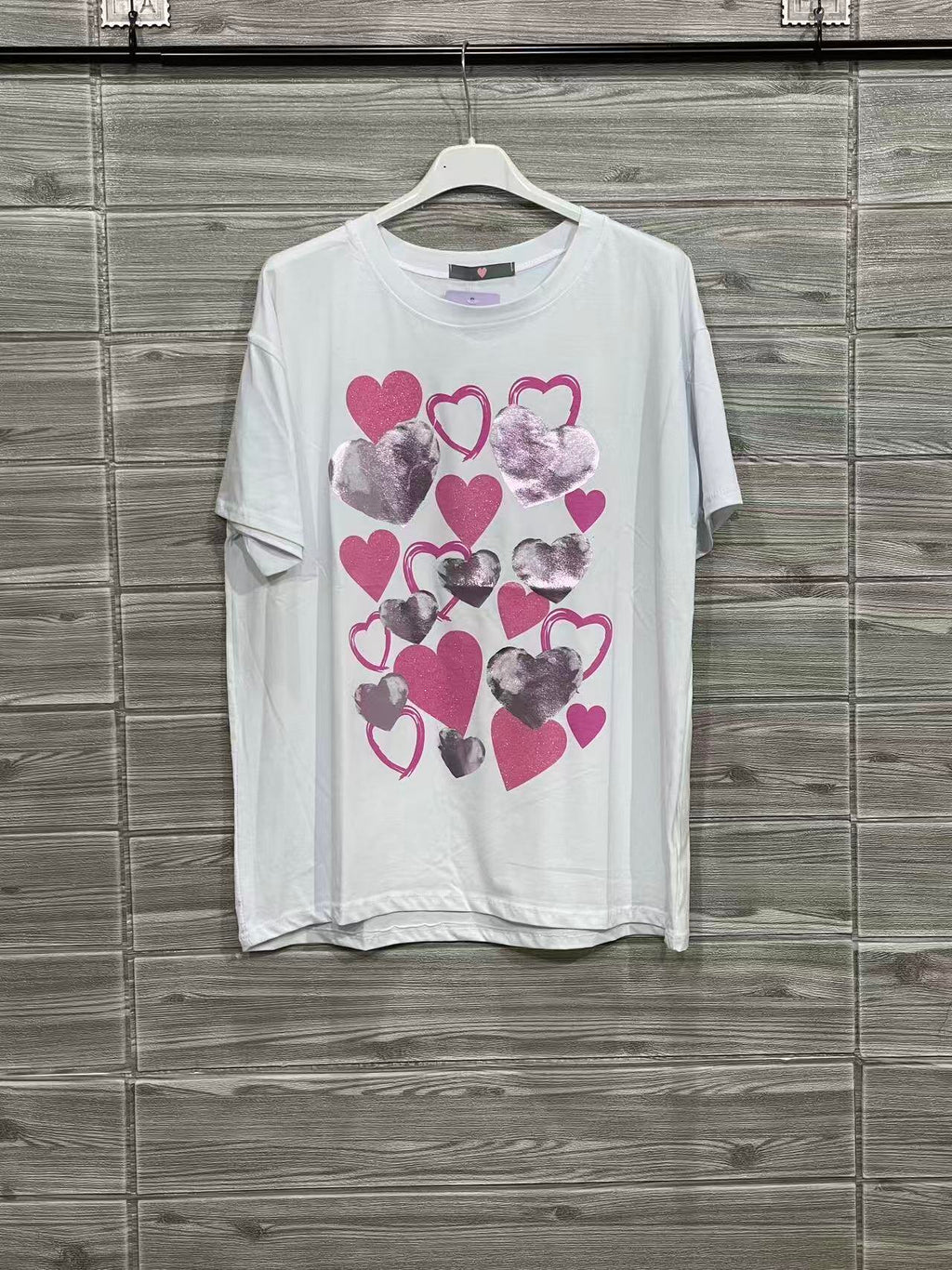 ZOT075BH Blue Leaf Cotton Top Blush